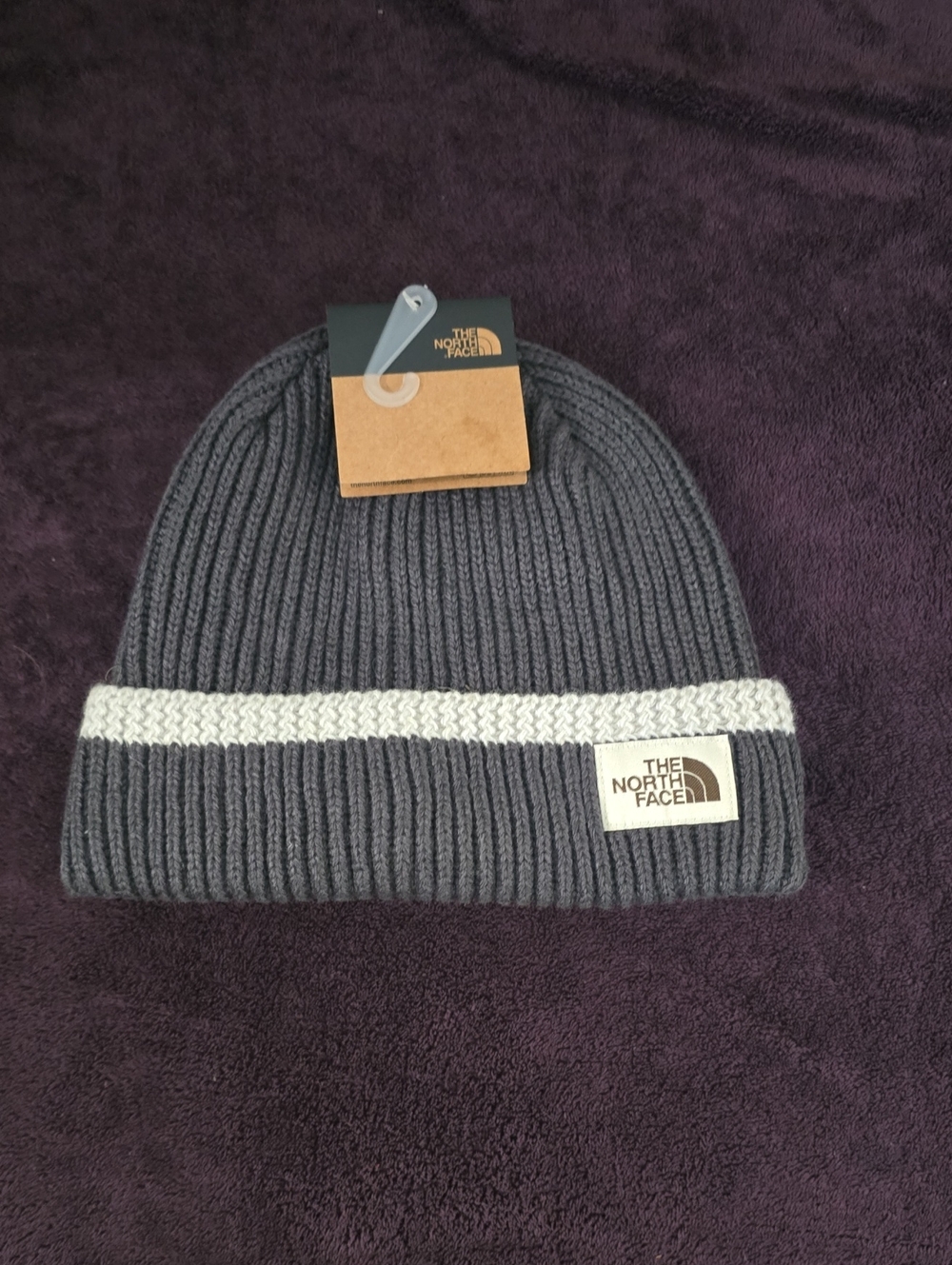 The North Face Gray Wool Rcking Stitch Beanie